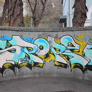Spore Graffiti Piece
