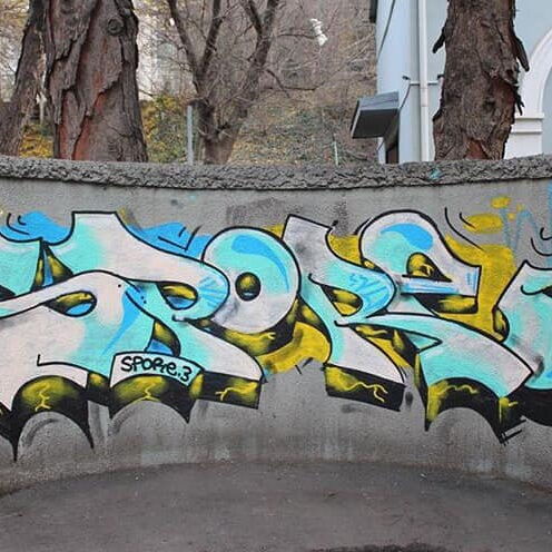 Spore Graffiti Piece
