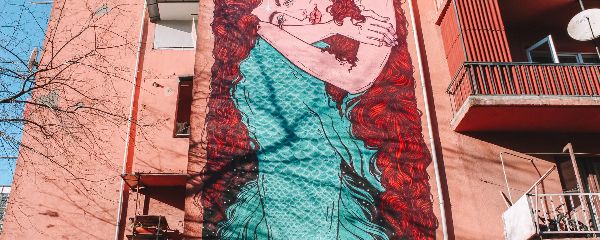 Mermaid Mural in Batumi von Tamoonz