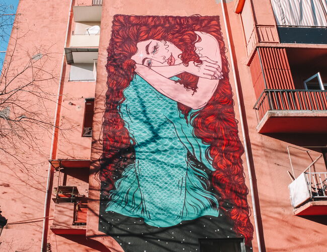 Mermaid Mural in Batumi von Tamoonz